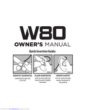 Westone W80 Owner's Manual