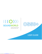 Soundworld CS50+ User Manual