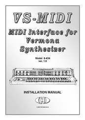 CHD VS-MIDI Installation Manual