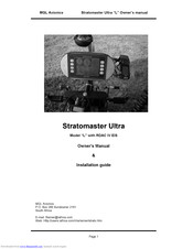 Mgl Avionics Stratomaster Ultra L Owner's Manual & Installation Manual