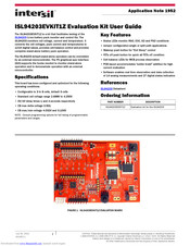 Intersil ISL94203EVKIT1Z User Manual