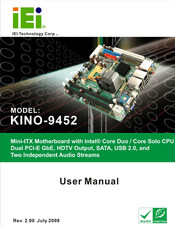 IEI Technology KINO-9452 User Manual