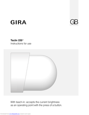 Gira Tectiv 220 Instructions For Use Manual