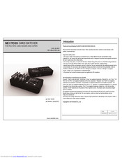 Nexto NCB-20 Manual