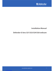 Defender G-lens 323 Installation Manual