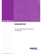 Advantech ROM-DB7501 User Manual