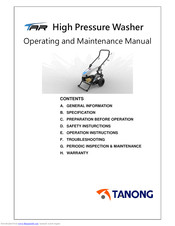 TANONG TAR 17/120 M1 Operating And Maintenance Manual