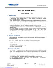 Hyundai HiS-SxxxMF Installation Manual