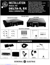 GE DELTA-SX Installation Manual