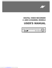 Advanced Technology Video MNLDVR4 User Manual