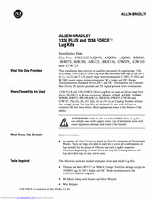 Allen-Bradley 1336-LUG-C100 Installation Data