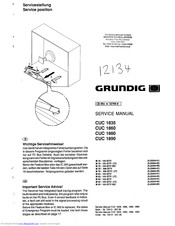 Grundig M70-100 IDTV Service Manual