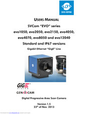 SVS-Vistek evo8050 User Manual
