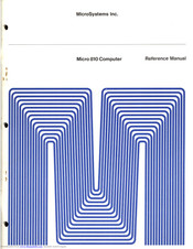 MicroSystems Inc. Micro 810 Reference Manual