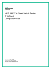 HPE 5820X Series Configuration Manual
