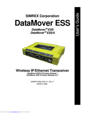 SIMREX DataMover ESS-II User Manual