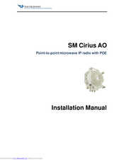 Star Microwave SM Cirius AO Installation Manual