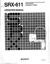 Sony SRX-611 Operation Manual