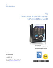 GE Multilin 745 Communications Manual