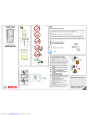 Bosch ISC PDL1 W18G Manuals ManualsLib