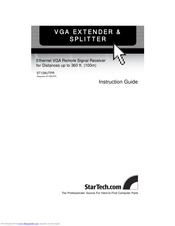 StarTech.com ST128UTPR Instruction Manual