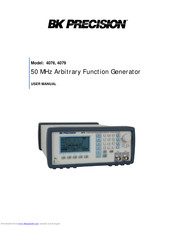 BK Precision 4076 User Manual