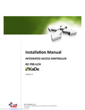 ATT Holding Kade KZ-700-U/H Installation Manual