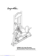 Impulse IT8010 Assembly Instructions Manual