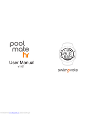 Swimovate pool mate hr User Manual