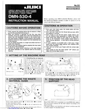 JUKI DMN-530-4 Instruction Manual