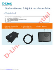 D-Link Machine Connect 2.0 DWM-311 Installation Manual