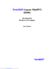 TwinMOS Laputa MiniPCI User Manual