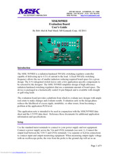 MSK MSK5059RH User Manual