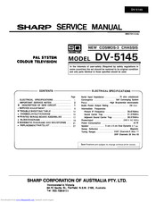 Sharp DV-5145 Service Manual