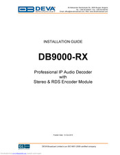 DEVA Broadcast DB9000-RX Installation Manual