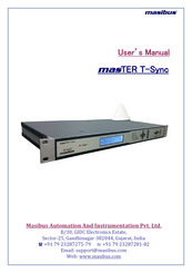 Masibus masTER T-Sync MTS200 User Manual