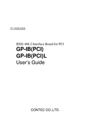 Contec GP-IB-PCI User Manual