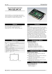 Contec PO-32L(PC)V Manual