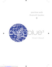 Peachtree Audio deepblue3 Owner's Manual