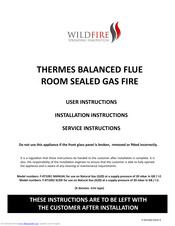 Hearth Products F-071XX2 series User, Installation And Servicing Instructions
