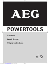 AEG Powertools ABG5520 Original Instructions Manual