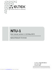 ELTEX NTU-1 User Manual