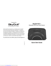 SkyHawke Technologies SkyGolf GT1 Quick Start Manual