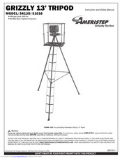 Ameristep GRIZZLY 5413D Instruction And Safety Manual