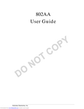 ActionTec 802AA User Manual