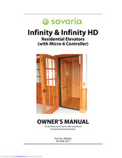 Savaria Infinity HD Owner's Manual