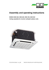 REMKO MXD 353 Assembly And Operating Instructions Manual