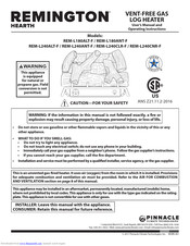 Pinnacle Climate Remington REM-L240CLR-F Operating Instructions And User Manual