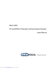 Skymicro Merlin 2003 User Manual