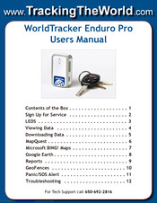 WorldTracker Enduro Pro User Manual